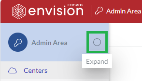 Expand Button on the Admin_Area Sidebar Expand Button on the Admin_Area Sidebar
